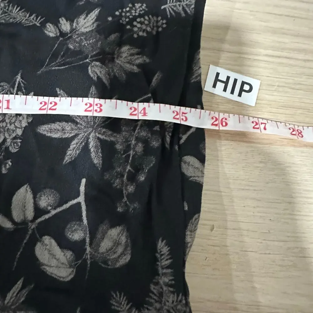 Disturbia Womens Goth Poisonous Plant Puff Sleeve Midi Dress Black Size US 12 - Picture 14 of 16